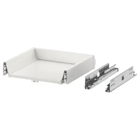 IKEA EXCEPTIONELL ЕКСЕПШІОНЕЛЬ, шухляда низька з натисн-відкр, білий, 40x37 см 904.478.12 фото