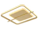 BRW Стельовий світильник Reball LED 2-точковий металевий золотий 091484 фото thumb №1