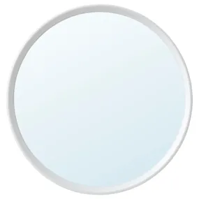 IKEA HÄNGIG ХЭНГИГ, зеркало, белый / круглый, 26 см 704.461.54 фото