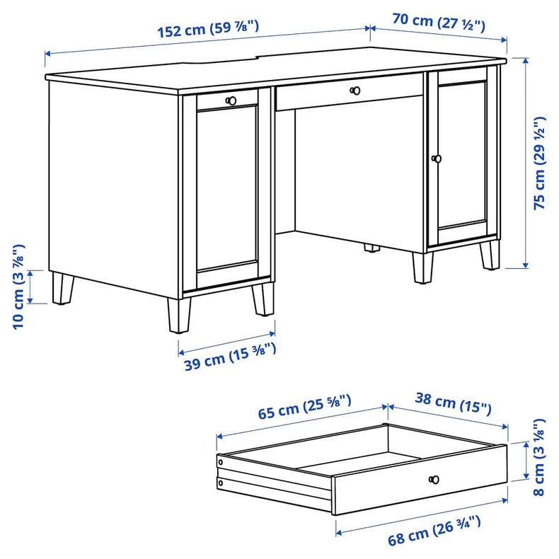 IKEA IDANÄS ИДАНЭС, стол с дополнительным модулем, белый 594.839.92 фото №3