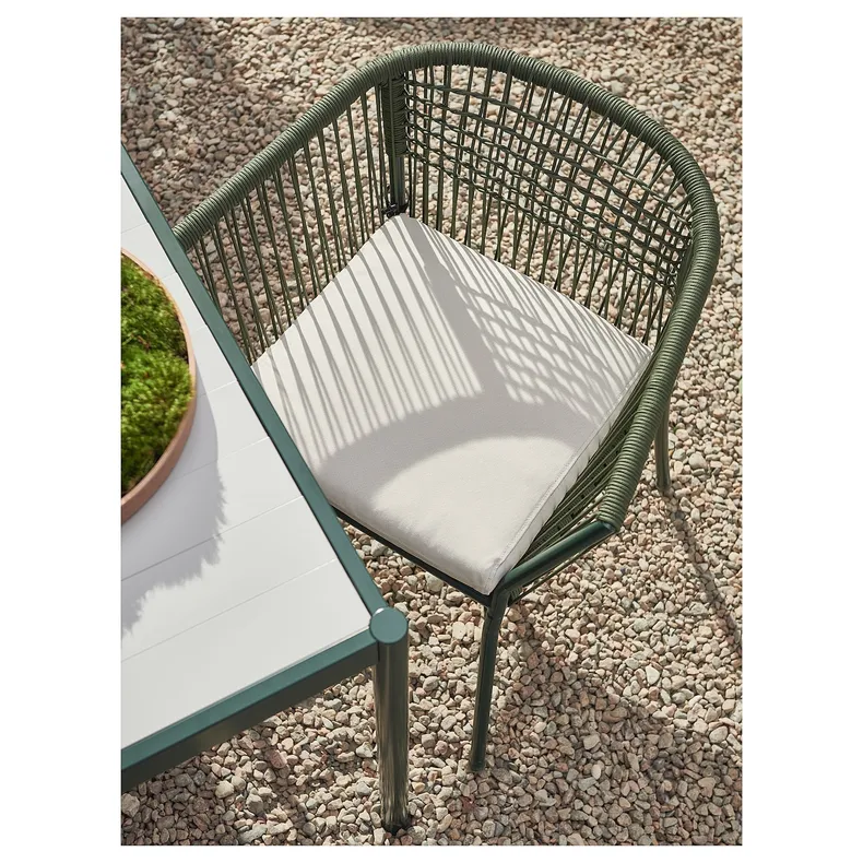 IKEA SEGERÖN СЕГЕРЁН, садовое кресло, тёмно-зелёный 105.147.54 фото №6