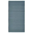 IKEA TIDTABELL ТІДТАБЕЛЛ, килим, пласке плетіння, сіро-блакитний, 80x150 см 505.618.66 фото thumb №1