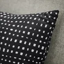 IKEA SANDMOTT САНДМОТТ, подушка, чорний/білий, 30x58 см 305.723.71 фото thumb №3