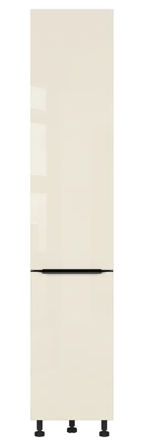 BRW Кухонна шафа L6 висотою 40 см з вантажним кошиком магнолія перламутр, альпійський білий/магнолія перламутровий FM_DC_40/207_CC-BAL/MAPE фото