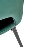 Барний стілець HALMAR H107 хокер темно-зелений фото thumb №5