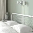 IKEA NESTTUN НЕСТТУН, каркас кровати, белый / Леирсунд, 160x200 см 291.580.66 фото thumb №8