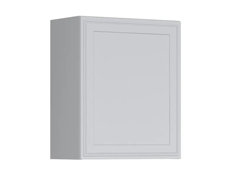BRW Кухонный верхний шкаф Verdi 60 см со сливом правый светло-серый матовый, греноловый серый/светло-серый матовый FL_GC_60/72_P-SZG/JSZM фото №2