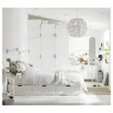 IKEA PLATSA ПЛАТСА, гардероб с 9 дверями, белый Саннидал / белый, 300x57x271 см 794.243.22 фото thumb №4