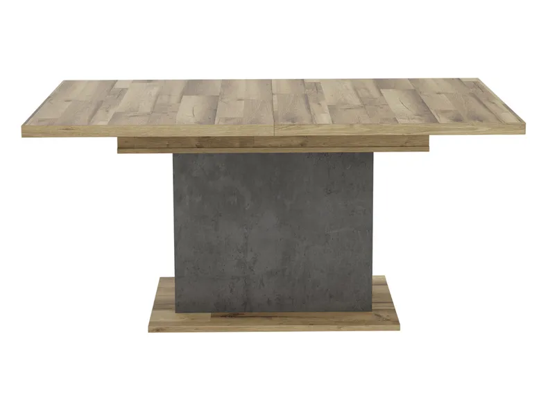 BRW Раскладной стол Ricciano 160/200x90 бетон темно-серый/дуб вековой BNCI/DAKL фото №3