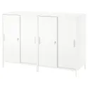 IKEA TROTTEN ТРОТТЕН, шафа з розсувними дверцятами, білий, 160x110 см 594.296.60 фото thumb №1