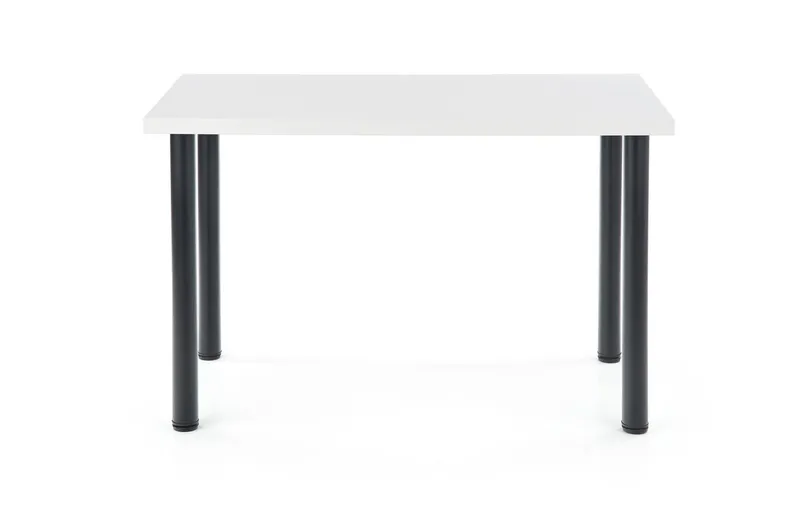 Кухонный стол HALMAR MODEX 2 120x68 см цвет столешницы - белый, ножки - черные фото №3