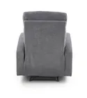 Крісло реклайнер HALMAR OSLO 1S темно-сіре фото thumb №8