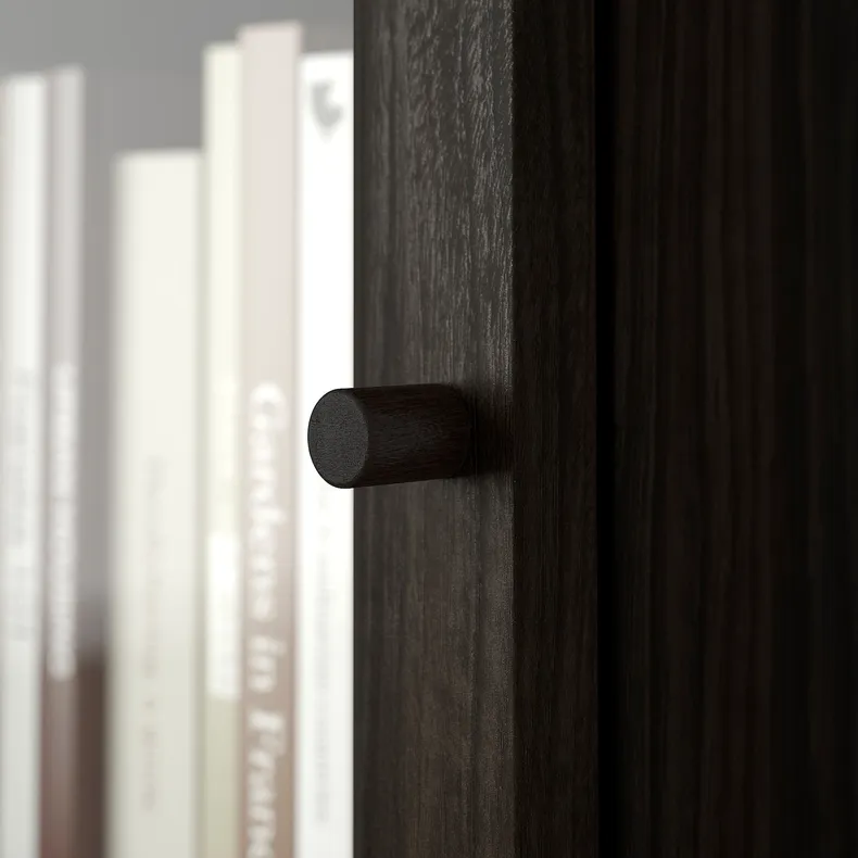 IKEA BILLY БІЛЛІ / OXBERG ОКСБЕРГ, книжкова шафа зі склян дверц 895.819.10 фото №4