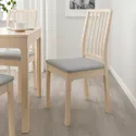 IKEA EKEDALEN ЭКЕДАЛЕН, стул, береза / светло-серый 003.410.23 фото thumb №4