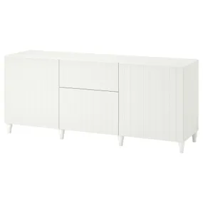 IKEA BESTÅ БЕСТО, модуль для зберігання із шухлядами, білий/Суттервікен/Каббарп білий, 180x42x74 см 294.126.80 фото