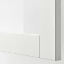 IKEA SINDVIK СИНДВИК, стеклянная дверь, белый / прозрачное стекло, 60x64 см 902.918.58 фото thumb №2
