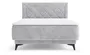 BRW Континентальне ліжко Zalea 120x200 з ящиком для зберігання сірий, Неве 80 LO_KT-ZALEA-120X200-G2-NEVE_80 фото