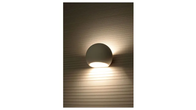 BRW Настенный светильник Globe керамический белый 084539 фото №4