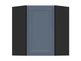 BRW Верхний кухонный шкаф Верди 60 см угловой левый мистик матовый, черный/матовый FL_GNWU_60/72_L-CA/MIM фото