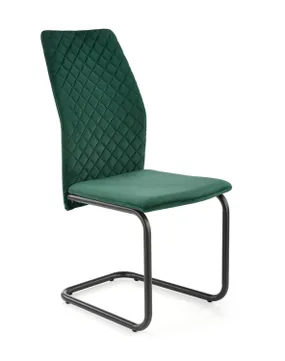 Кухонний стілець HALMAR K444 темно-зелений фото