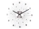 BRW Серебряные настенные часы с кристаллами 080711 фото thumb №1