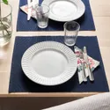 IKEA STRIMMIG СТРИММИГ, тарелка, белый, 27 см 504.681.99 фото thumb №4
