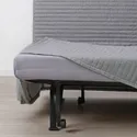 IKEA LYCKSELE HÅVET ЛЮККСЕЛЕ ХОВЕТ, 2-місний диван-ліжко, КНІСА світло-сірий 193.870.30 фото thumb №4