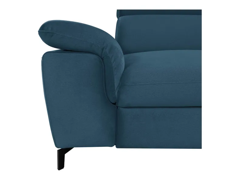 BRW Кутовий розкладний диван Алегра з ящиком для зберігання велюровий синій, Елемент 13 NA-ALEGRA-L-G2_B9CA45 фото №13