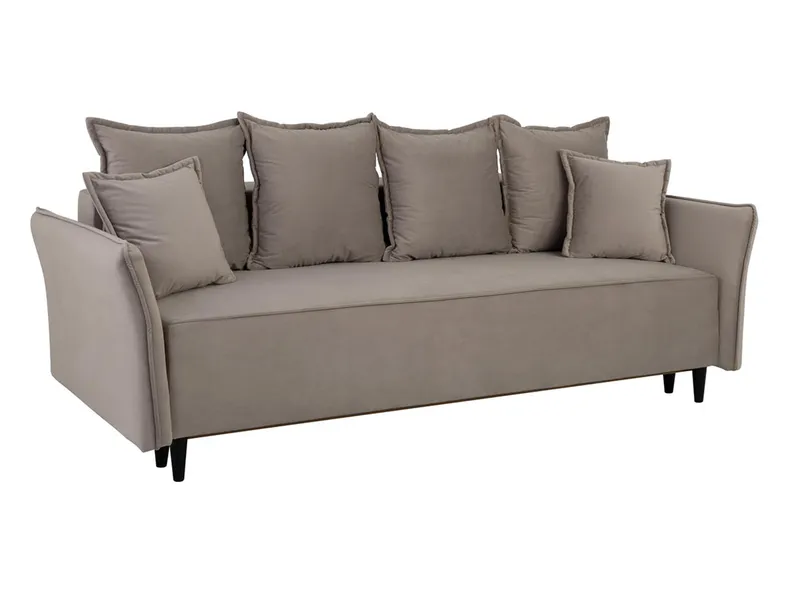 BRW тримісний диван Марія розкладний диван з ящиком велюр бежевий, Рів'єра 16 Бежевий SO3-MARIA-LX_3DL-G2_BB8816 фото №2