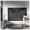 IKEA BJÖRKSTA БЬЁРКСТА, картина с рамой, периодическая таблица / черный, 200x140 см 195.089.42 фото thumb №5