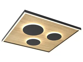 BRW Дижон светодиодный 3-позиционный потолочный светильник с диммером черный 091088 фото