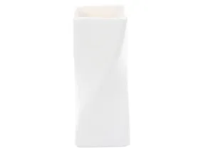 BRW керамічна торсіонна ваза біла 091700 фото