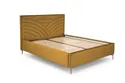 Узголів'я ліжка HALMAR MODULO W3 160 см гірчичного кольору. Моноліт 48 фото thumb №2