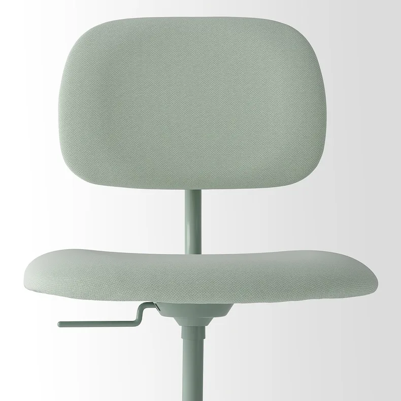 IKEA BLECKBERGET БЛЕКБЕРГЕТ, обертовий стілець, ІДЕКУЛЛА світло-зелений 505.223.42 фото №5