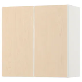 IKEA SMÅSTAD СМОСТАД, навесной шкаф, Белая береза с 1 полкой, 60x32x60 см 193.899.58 фото