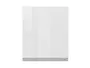 Кухонный шкаф BRW Top Line 60 см с вытяжкой правый белый глянец, альпийский белый/глянцевый белый TV_GOO_60/68_P_FL_BRW-BAL/BIP/IX фото
