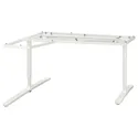 IKEA BEKANT БЕКАНТ, рама кутової стільниці, білий, 160x110 см 102.529.74 фото thumb №1