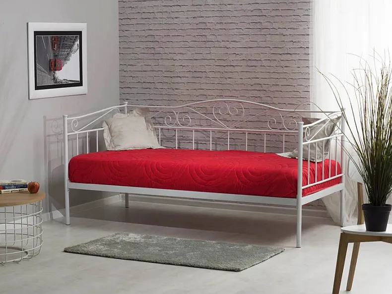 Кровать SIGNAL BIRMA, белый, 90x200 фото №4