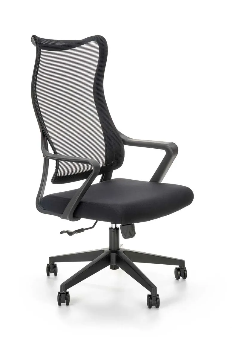 Кресло компьютерное офисное вращающееся HALMAR LORETO, черный фото №1