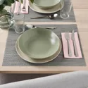 IKEA FÄRGKLAR ФЭРГКЛАР, тарелка глубокая, Матовый зеленый, 23 см 404.781.65 фото thumb №3