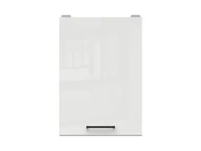 BRW Верхний шкаф для кухни Junona Line 40 см левый/правый мел глянец, белый/мелкозернистый белый глянец G1D/40/57_LP-BI/KRP фото