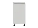 BRW Базовый шкаф для кухни Sole 45 см правый светло-серый глянец, альпийский белый/светло-серый глянец FH_D_45/82_P-BAL/XRAL7047 фото thumb №1