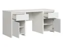 BRW Письмовий стіл BRW KASPIAN 160х65 см, білий / матовий білий BIU2D2S/160-BI/BIM фото thumb №3