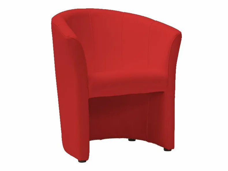 Крісло м'яке SIGNAL TM-1, екошкіра:  червоний фото №1