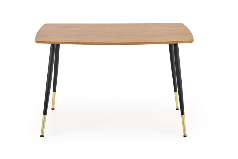 Кухонний стіл HALMAR TRIPOLIS 120x70 см, стільниця - дуб золотий, ніжки - чорні фото №9