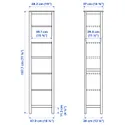 IKEA HEMNES ХЕМНЭС, стеллаж, белое пятно, 49x197 см 403.717.63 фото thumb №3