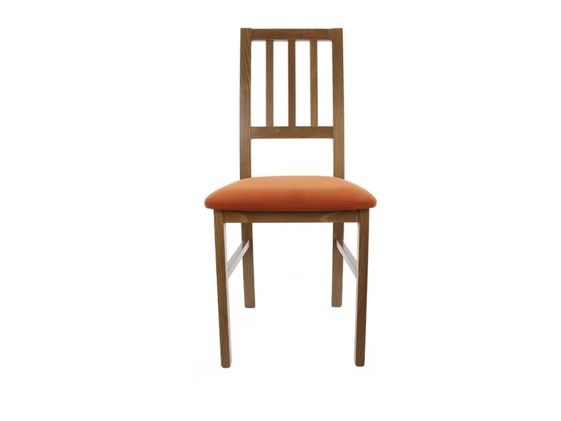 BRW Кресло с велюровой обивкой Aren оранжевое TXK_AREN-TX100-1-TRINITY_25_RUST фото №2