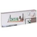BRW Декоративна настінна полиця, металеві ручки, 38 x 16 x 12,7 см 084852 фото thumb №2