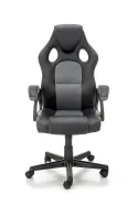 Кресло компьютерное HALMAR BERKEL, черный/серый фото thumb №9