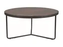 Журнальний стіл SIGNAL ANTILA коричневий (ефект каменю) / чорний 80х40 см фото thumb №1